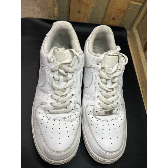 Nike Air Force 1 Low White Sneakers Mens Size 11 Classic Leather Casual Shoes main image 3